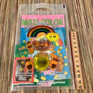 Zeddy Zellers HBC Activity Bag Coloring Book + Stickers Vintage Sealed/Unused